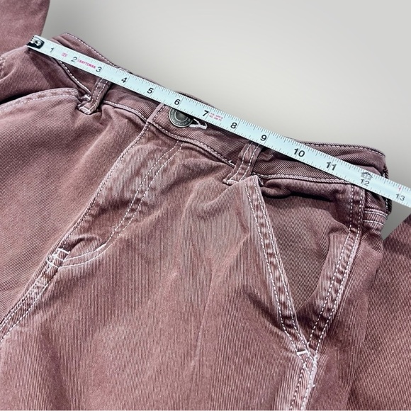 SO Brown Denim Pants Wide Leg - High Waist Carpenter - Picture 8 of 15